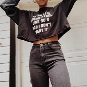 90’s crop top